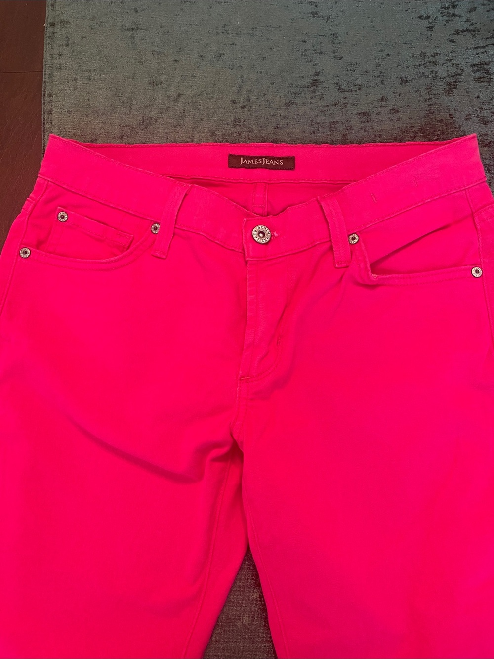 James Jeans Twiggy Women's Vibrant Pink Skinny Jeans
